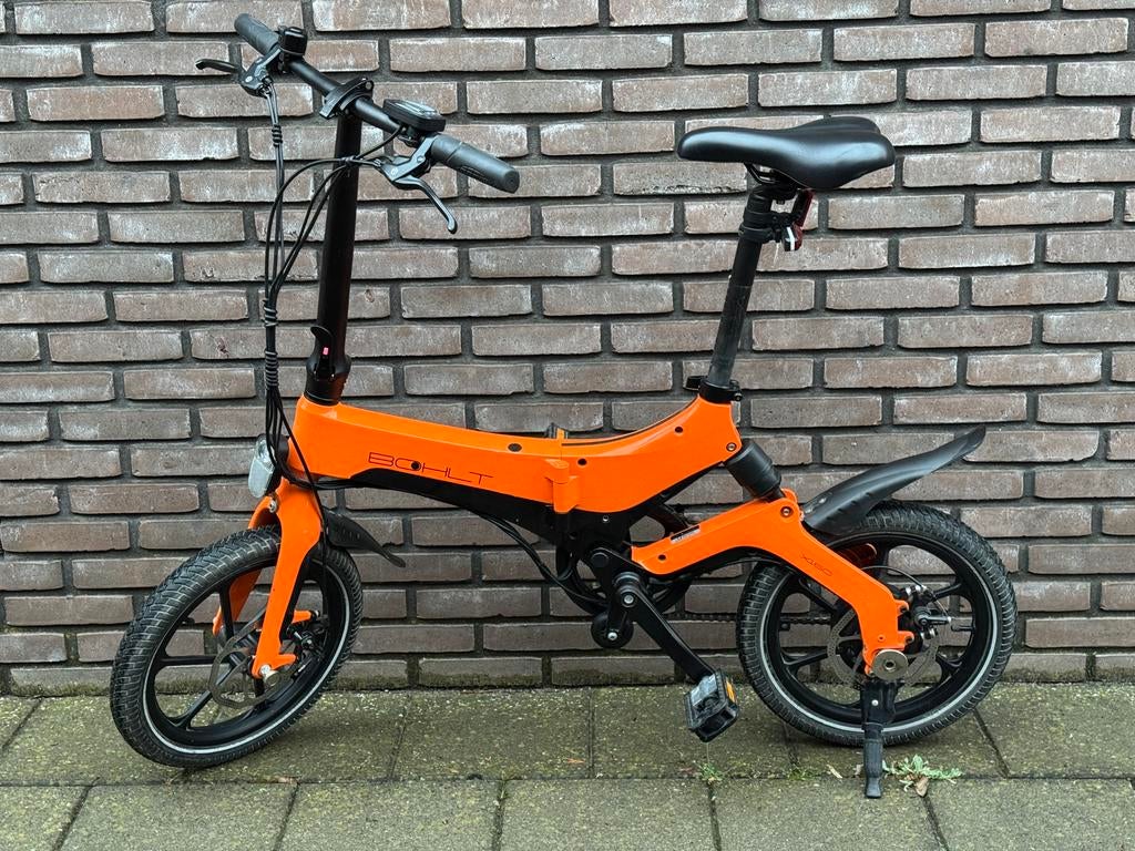 Bohlt x160 elektrische vouwfiets | in prima staat, Ophalen, 16 tot 18 inch, Zo goed als nieuw, Totaal opvouwbaar