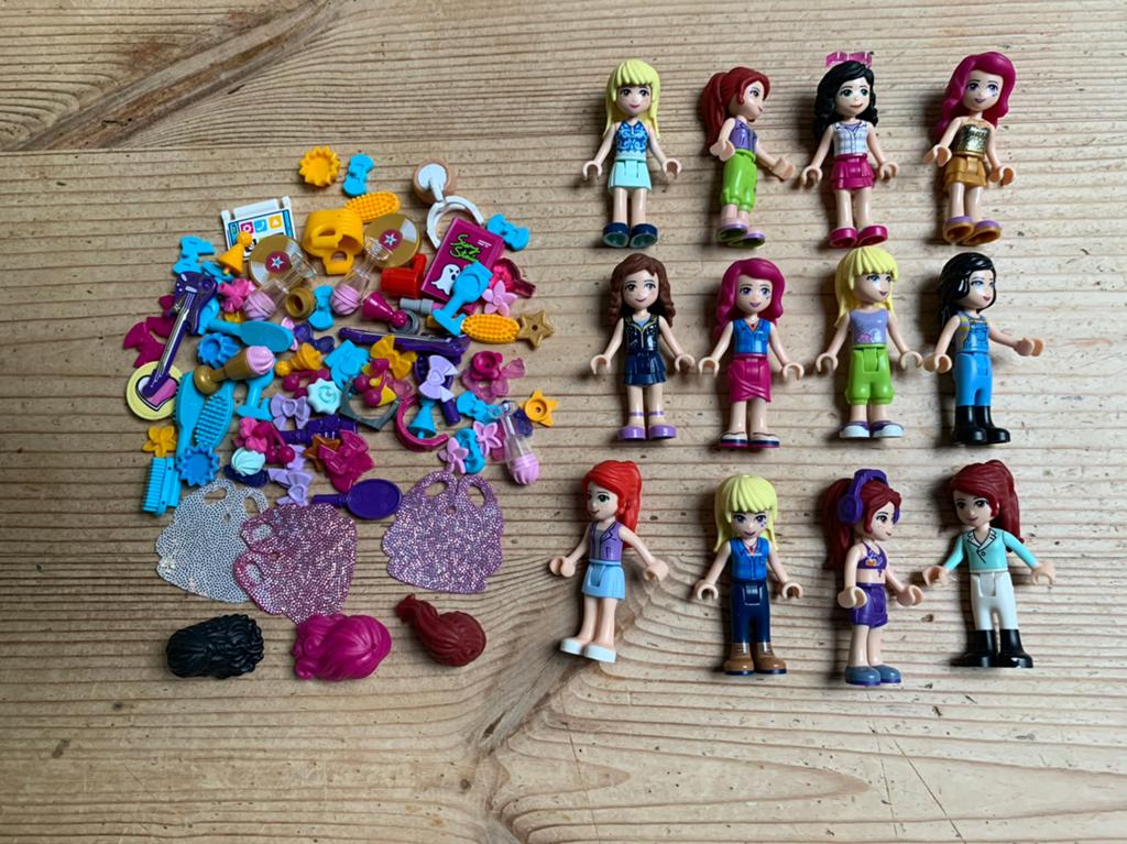 Lego friends poppetjes, 12 stuks., Kinderen en Baby's, Speelgoed | Duplo en Lego, Ophalen of Verzenden, Zo goed als nieuw, Lego