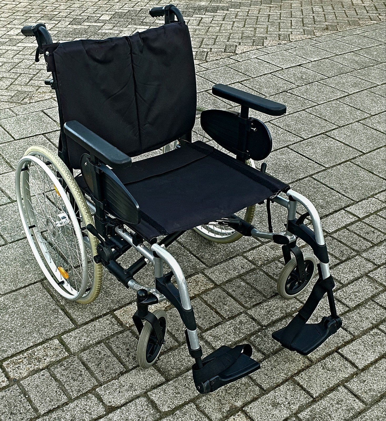 Extra brede rolstoel inklapbare 55 cm merk Breezy NIEUWSTAAT, Breezy, Duwrolstoel, Breezy, Breezy