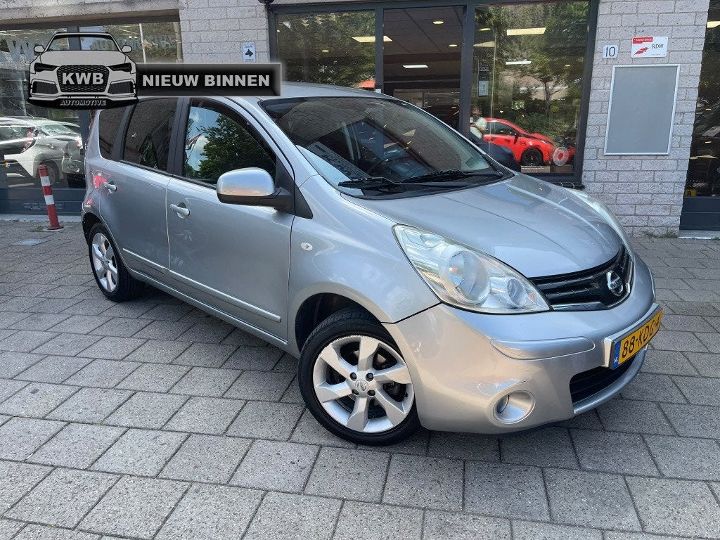 Nissan Note 1.6 5Drs Airco Nieuwe apk Nieuwe airco Trekhaak, 15 km/l, Gebruikt, 4 cilinders, 49 €/maand