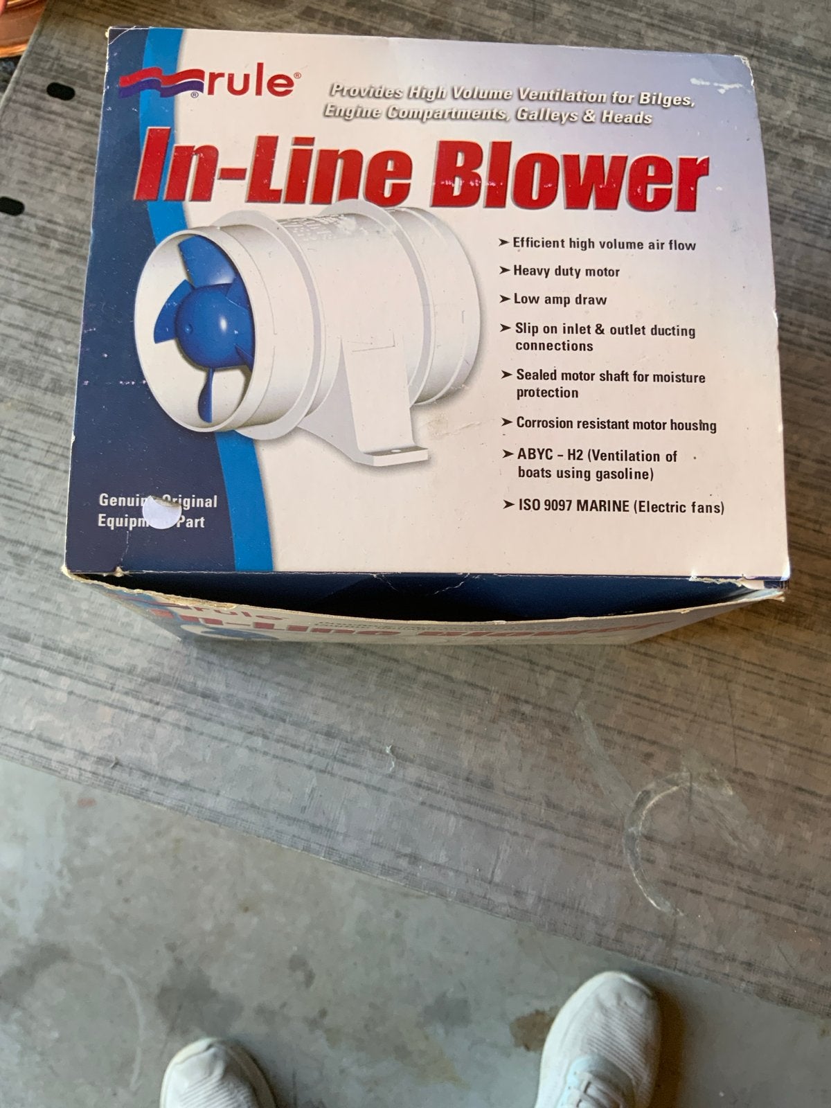 Rule In-Line Blower - Ventilator voor boten, Ophalen of Verzenden, Nieuw