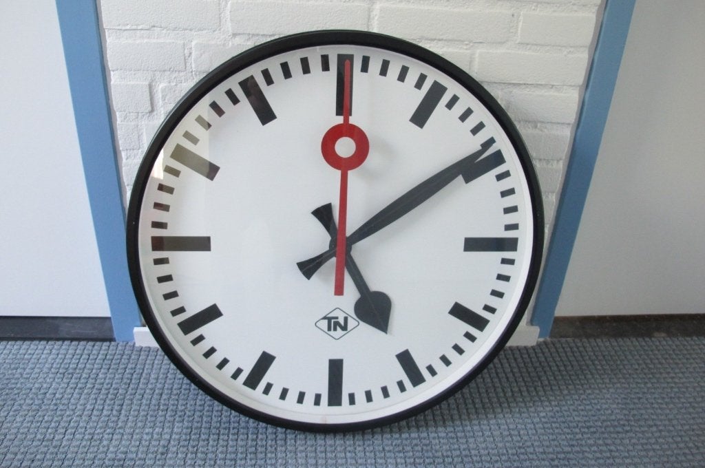 NS stationsklok, enkelzijdige TN klok, 65cm, Ophalen