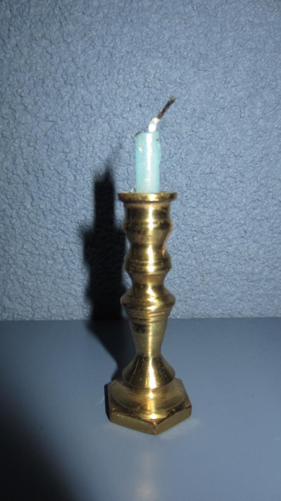oud miniatuur kandelaar - poppenhuis - verzenden kan, Verzamelen, Ophalen, Gebruikt, Poppenhuis