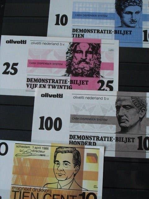 Bankbiljet Fantasie Demonstratie-Biljet (3714), Verzenden, 100 gulden