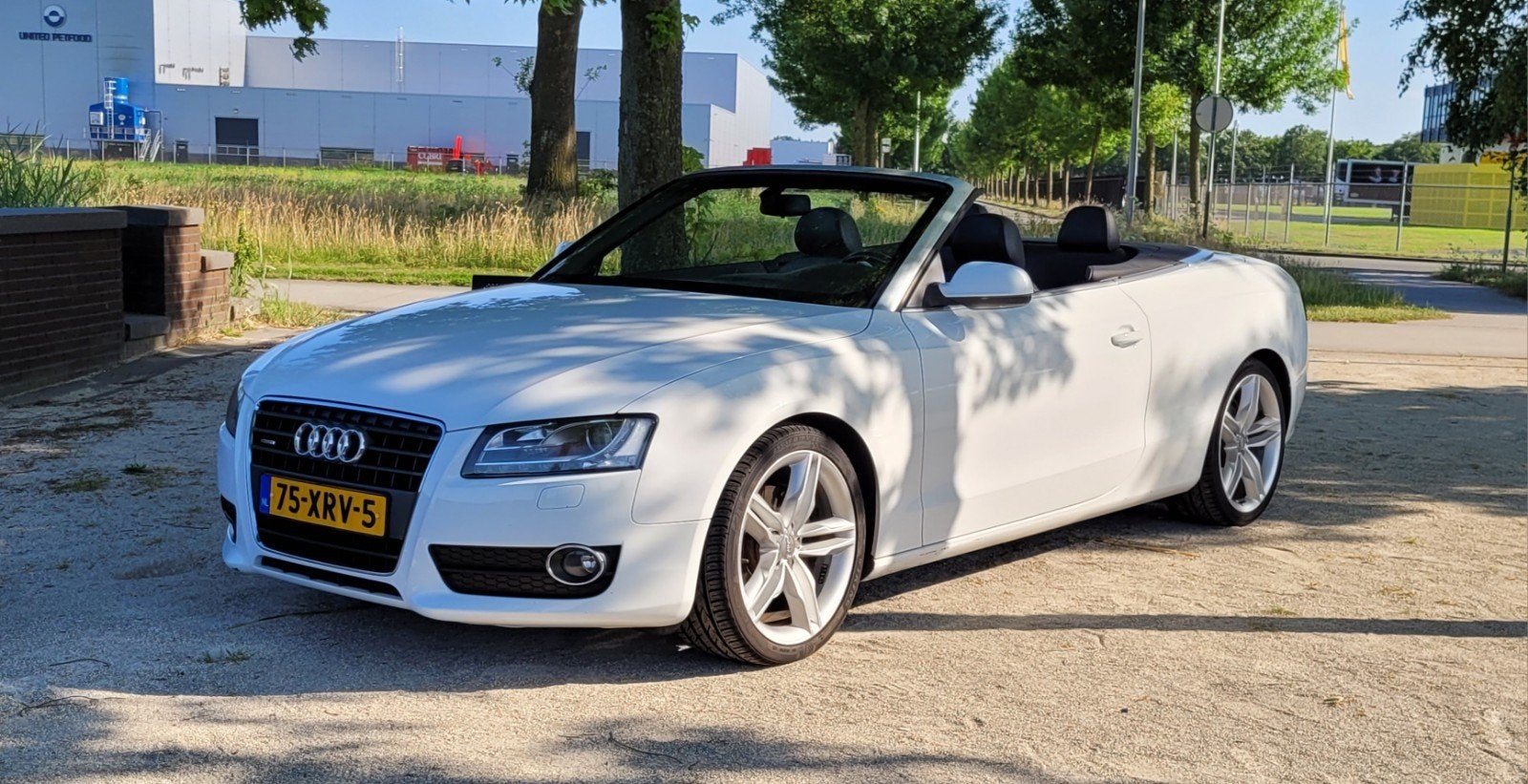Audi A5 2.0 Tfsi 155KW Cabrio Quat. S-tr 2010 Wit, Euro 5, Zwart, 4 cilinders, 4 stoelen