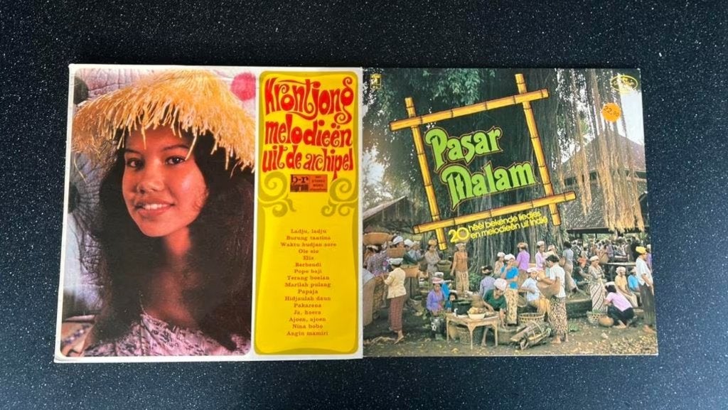 3 LP's Krotjong/Indië (ook per stuk te koop), LP, Gebruikt, Traditioneel en Volksmuziek, Ophalen of Verzenden