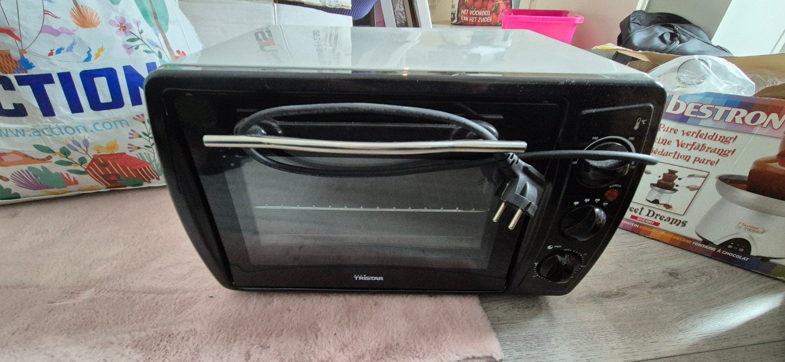 Compacte Tristar campingoven 800W - Ideaal voor onderweg, Minder dan 45 cm, Campingoven, Minder dan 45 cm, Ophalen of Verzenden