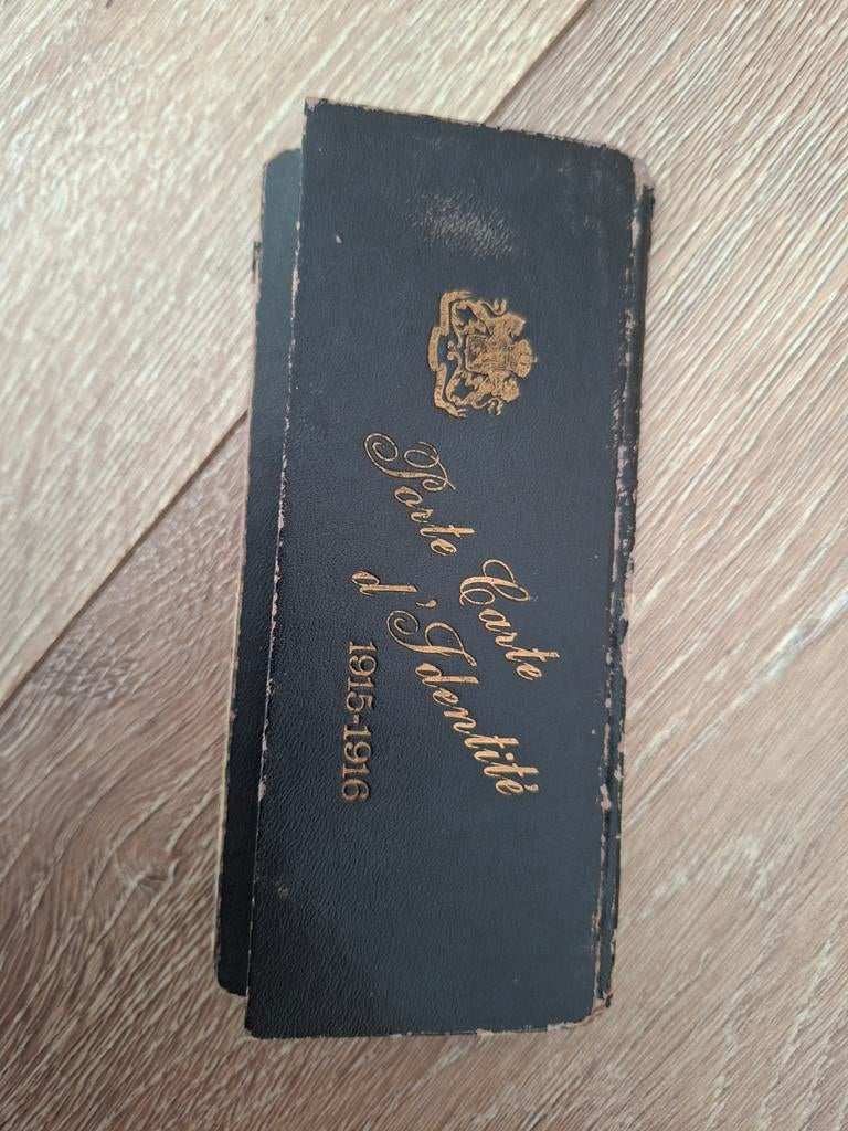 Originele Ausweis Belgisch-Duitse bezetting 1915 wo1 ww1, Verzamelen, Ophalen of Verzenden, Overige soorten, Duitsland, Overige typen