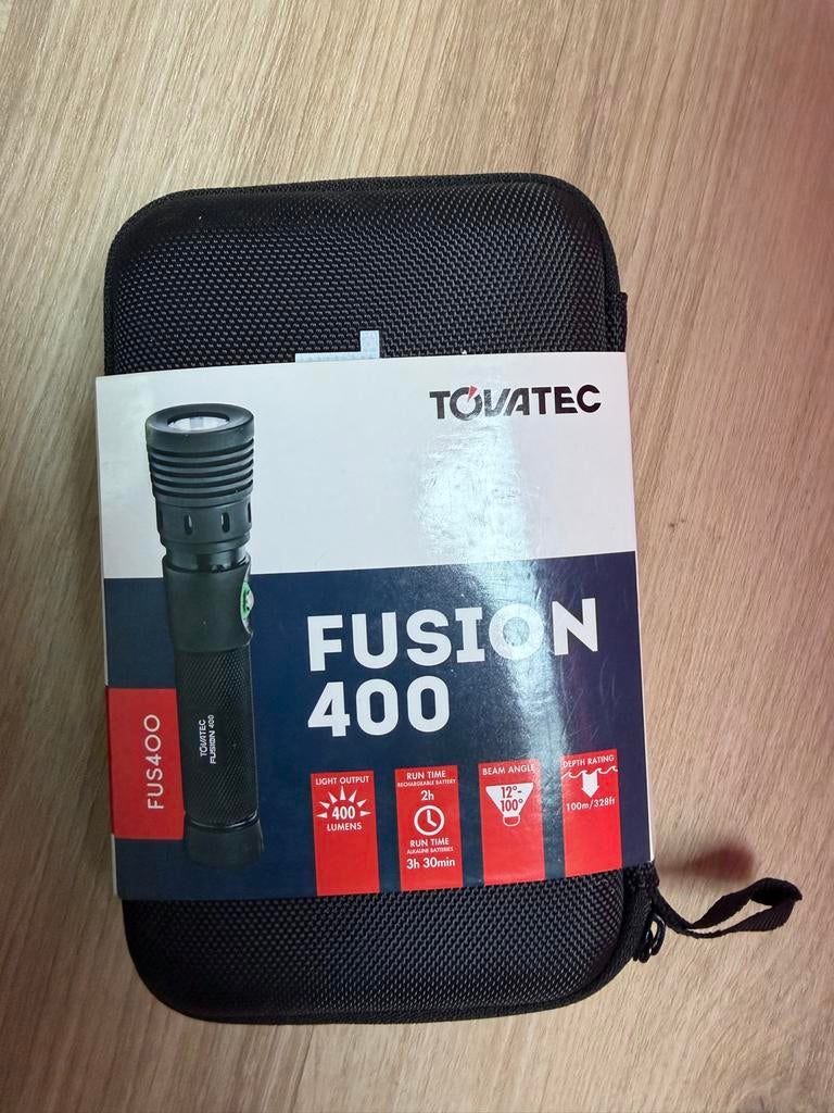 Duiklamp Tovatec Fusion 400, Watersport en Boten, Duiken, Ophalen of Verzenden, Duiklamp