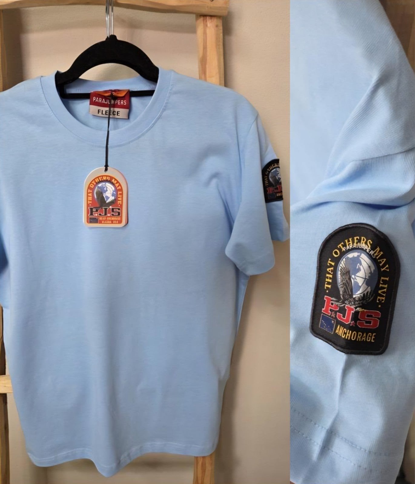 Parajumpers tshirt lichtblauw topkwaliteit! WEG=WEG!, Ophalen of Verzenden, Nieuw, Blauw, Parajumpers