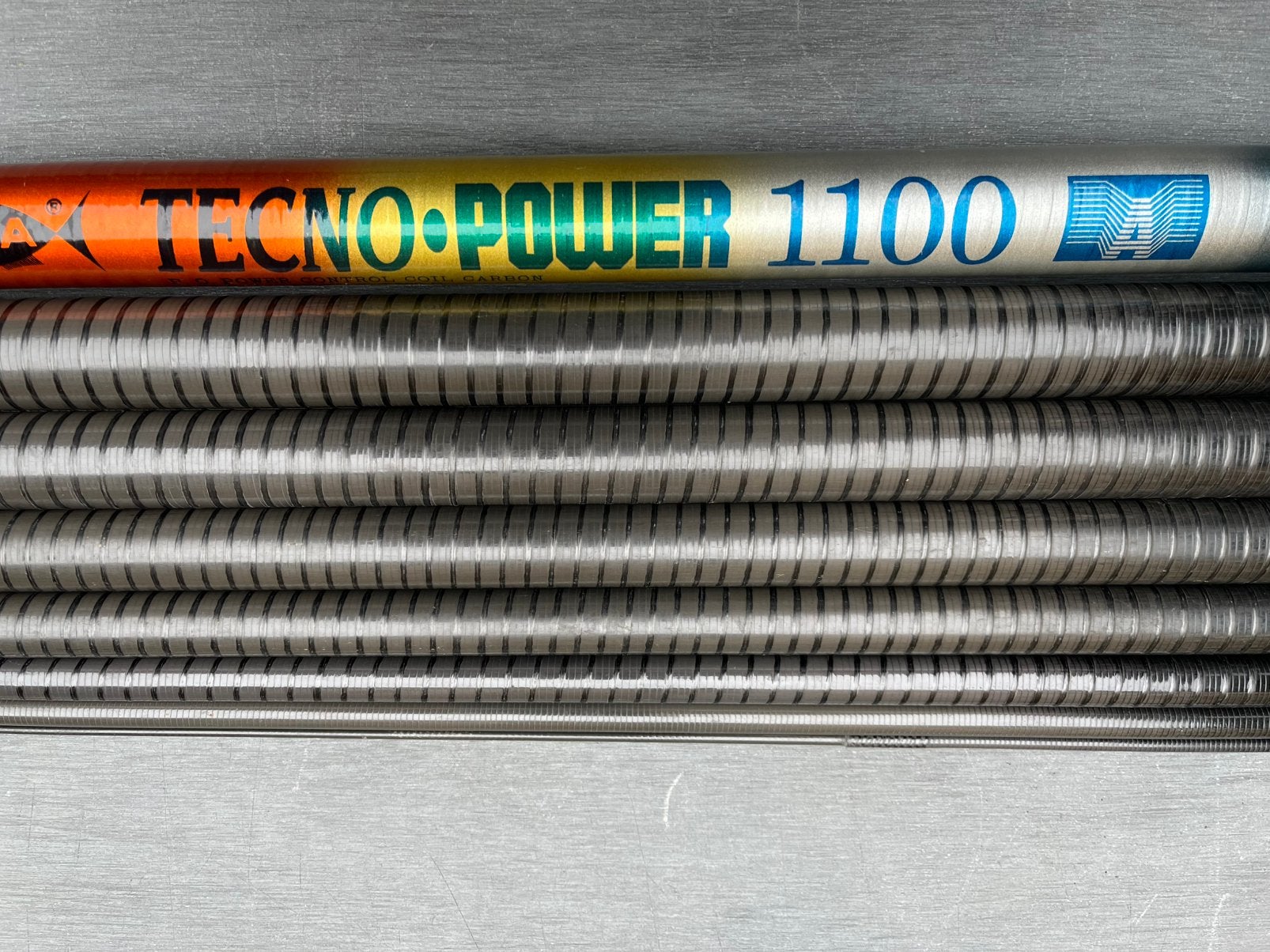 Arca Tecno Power 1100 oversteek hengel met elastiek, Ophalen of Verzenden, Zo goed als nieuw, Vaste hengel