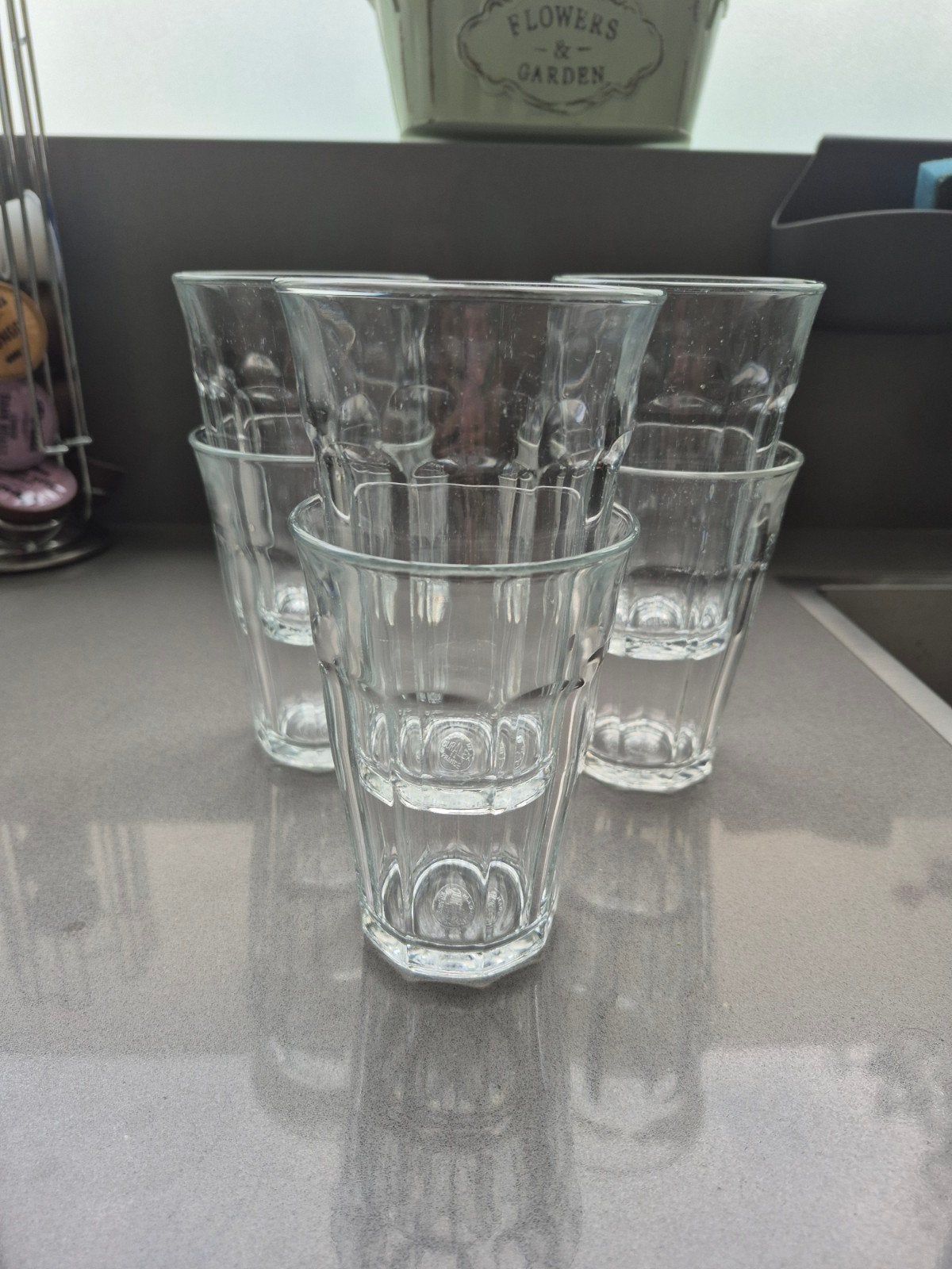 Set van 6 Duralex Picardie drinkglazen, Ophalen, Zo goed als nieuw, Overige merken, Glas