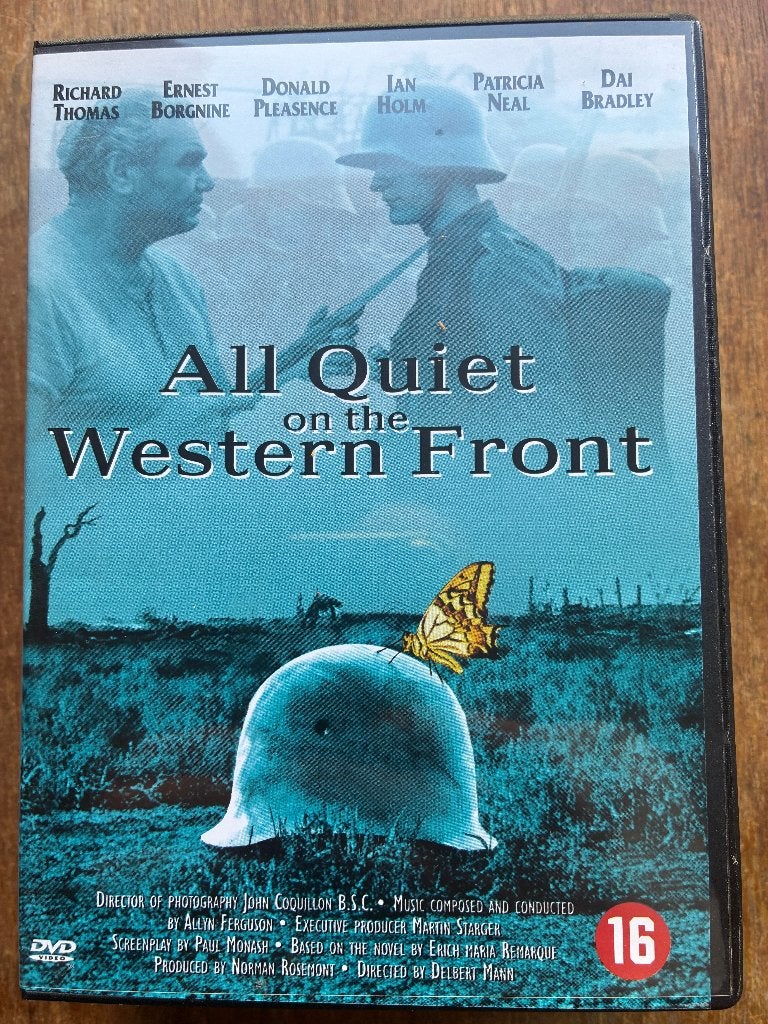 All quiet on the Western Front DVD (oorlog, drama), 1960 tot 1980, Engels, Vanaf 16 jaar, Nederlands