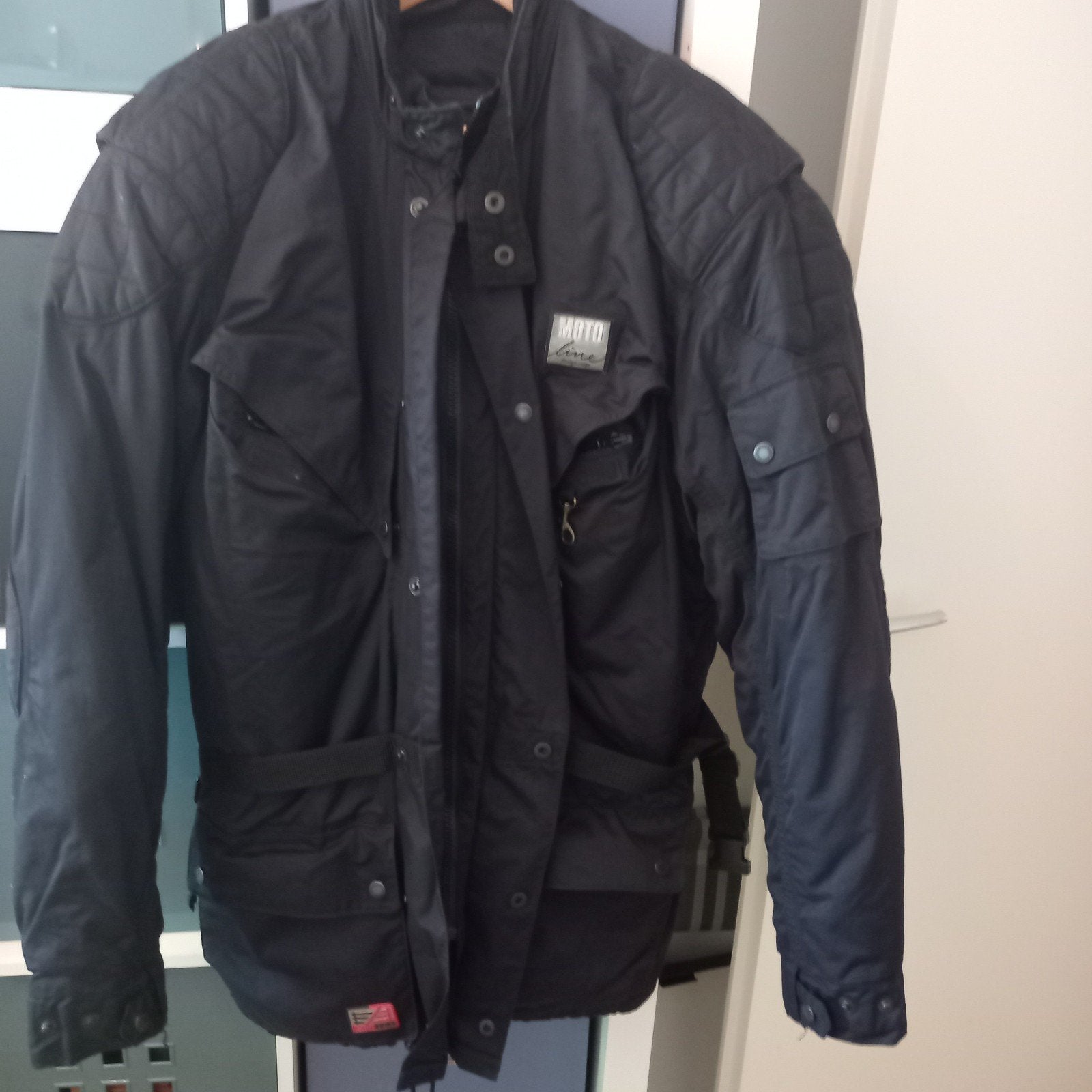 Motorjas Katoen, Jas | textiel, Heren, Tweedehands, Ophalen