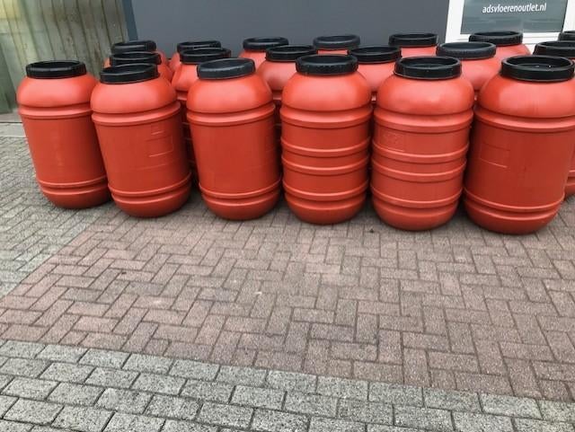 bloembak/compostvat regenvat opvang regenwater 220 liter, Kunststof, 100 cm of meer, Rond, Ophalen of Verzenden