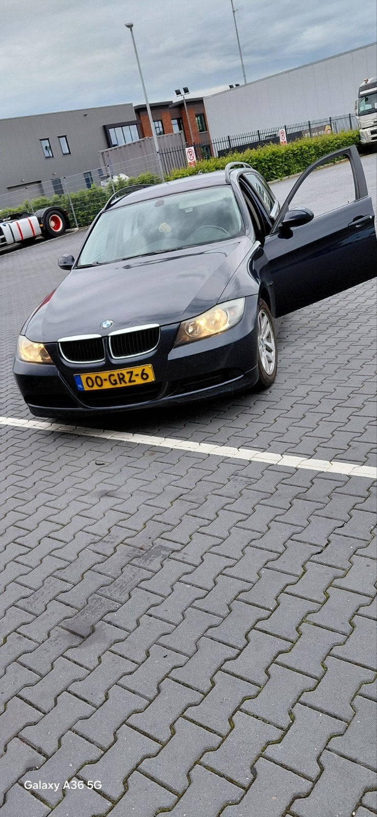BMW 3-Serie e91 2.0 318 I Touring 105KW AUT 2008 Blauw, Auto's, 1995 cc, Origineel Nederlands, Grijs, 3-Serie