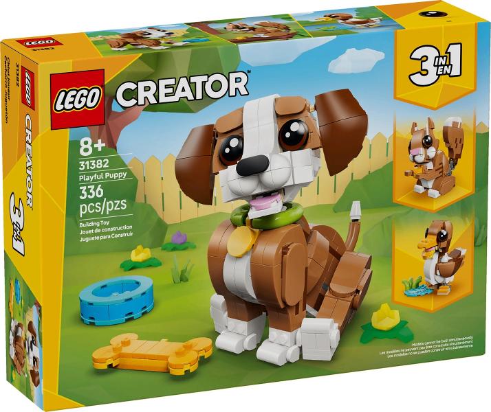 Lego Creator set 31382 Schattige dieren: speelse puppy, Lego, Nieuw, Ophalen of Verzenden, Compleet