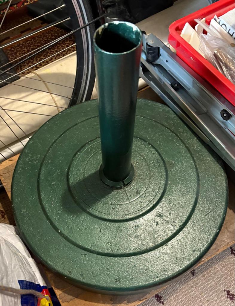 Parasolvoet, Tuin en Terras, Parasols, Ophalen, Gebruikt, Minder dan 1 meter, Parasolvoet