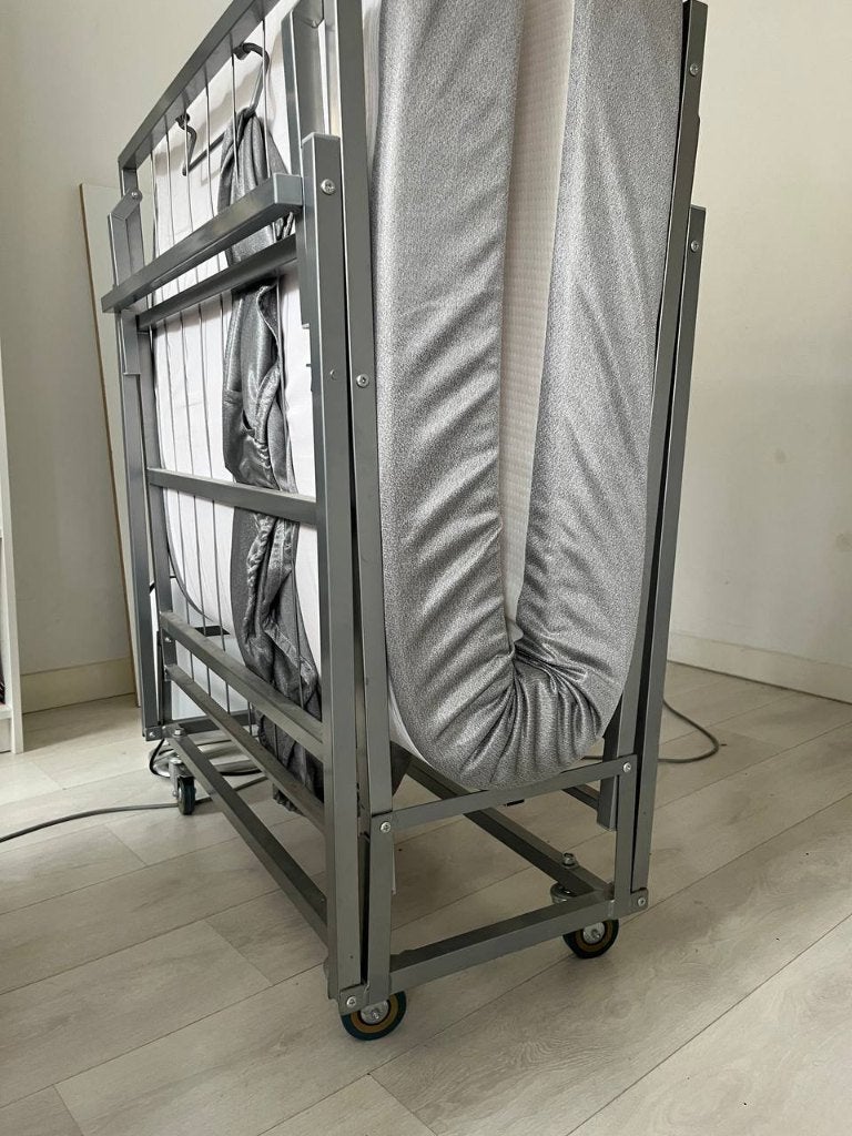 foldable bed, Ophalen, 90 cm, Eenpersoons, 200 cm