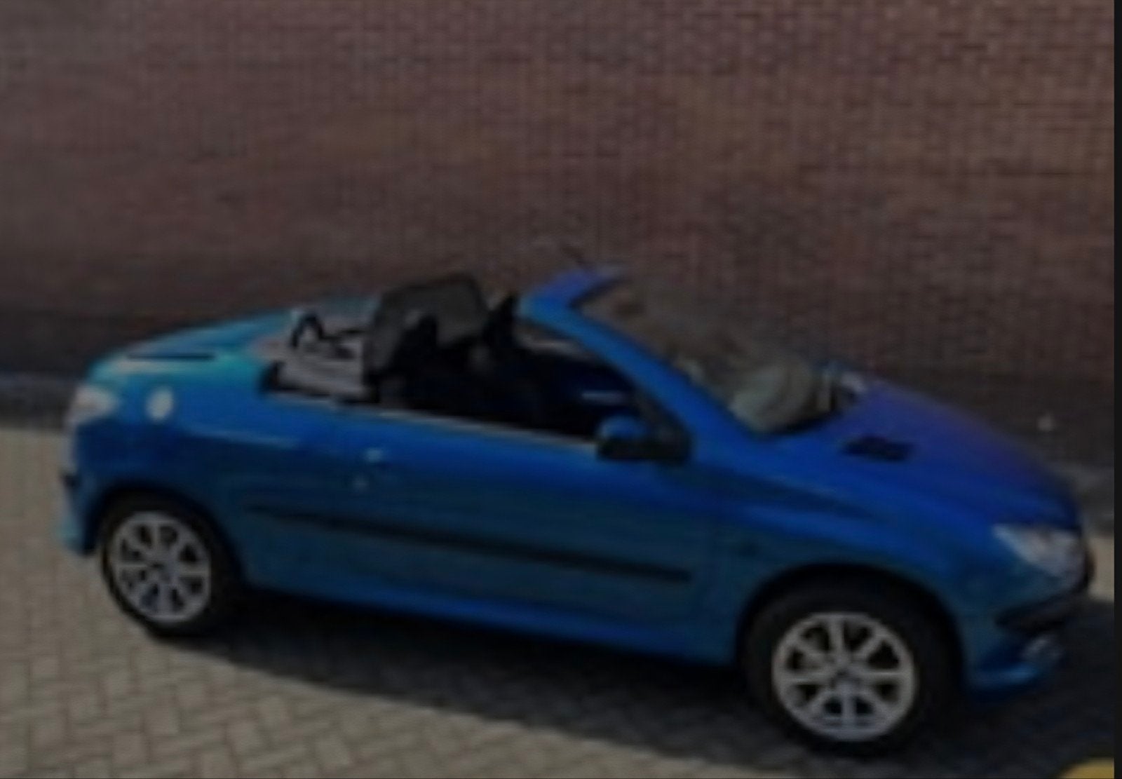 Peugeot 206 1.6 16V CC 2002 Blauw, Auto's, Peugeot, Voorwielaandrijving, 4 cilinders, Cabriolet, 49 €/maand