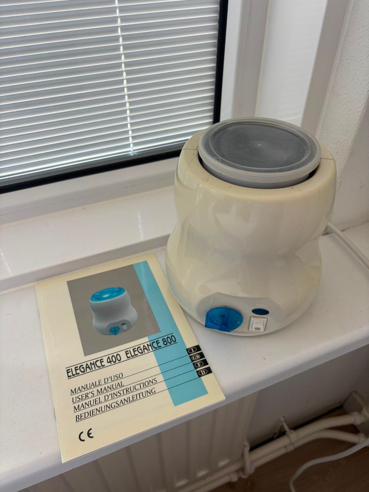 Sugar-pot verwarmer Elegance 400/800 met handleiding, Ophalen