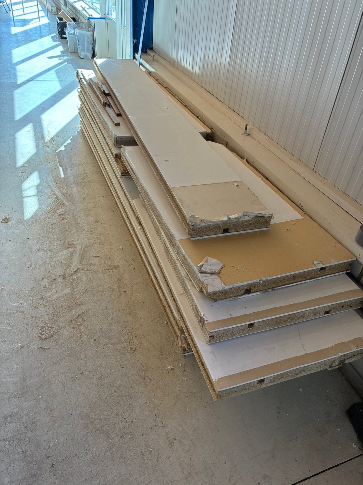 Brandwerende panelen 260x60x7, Doe-het-zelf en Verbouw, Platen en Panelen, Ophalen, Gebruikt, Overige materialen, 50 tot 100 mm