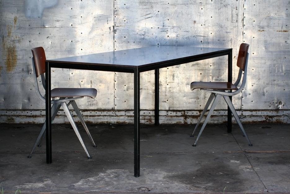 Industriële vintage eettafel Facet Friso Kramer, Antiek en Kunst, Ophalen