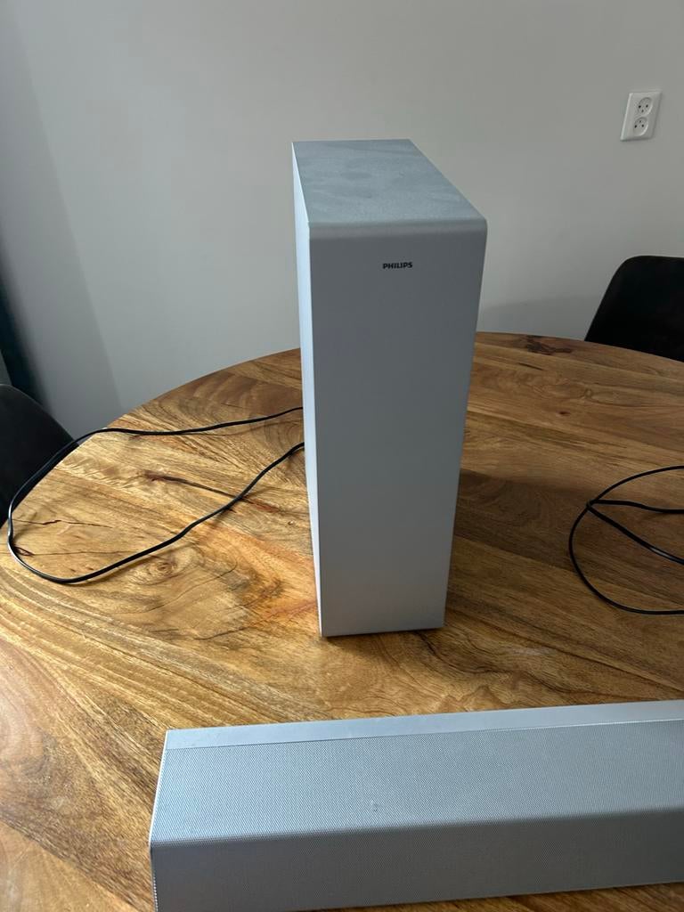 Philips Soundbar met Subwoofer - Zo goed als nieuw, Audio, Tv en Foto, Home Cinema-sets, Philips, Soundbar, 70 watt of meer, Ophalen of Verzenden