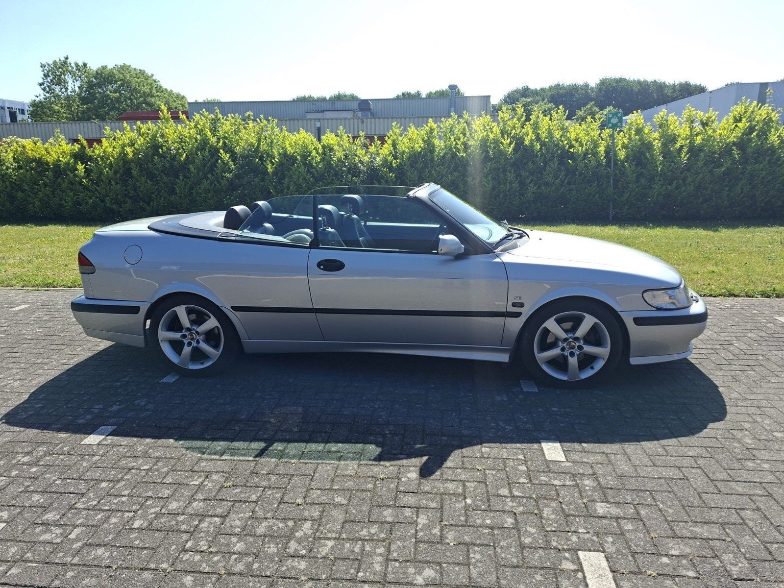 Saab 9-3 2.0 T Cabrio 1999 Grijs, foto 3