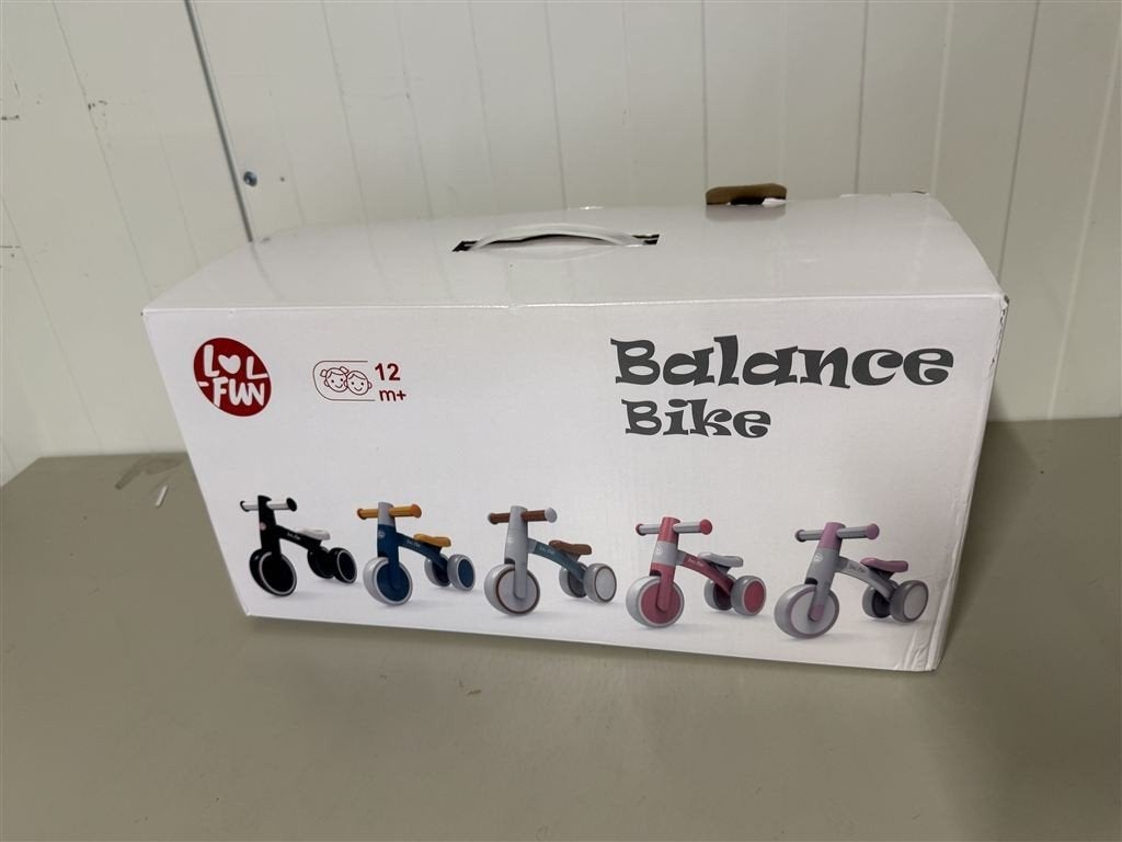 Loop fiets - Lol-Fun balance bike - zwart, Ophalen of Verzenden, Nieuw, Loopfiets