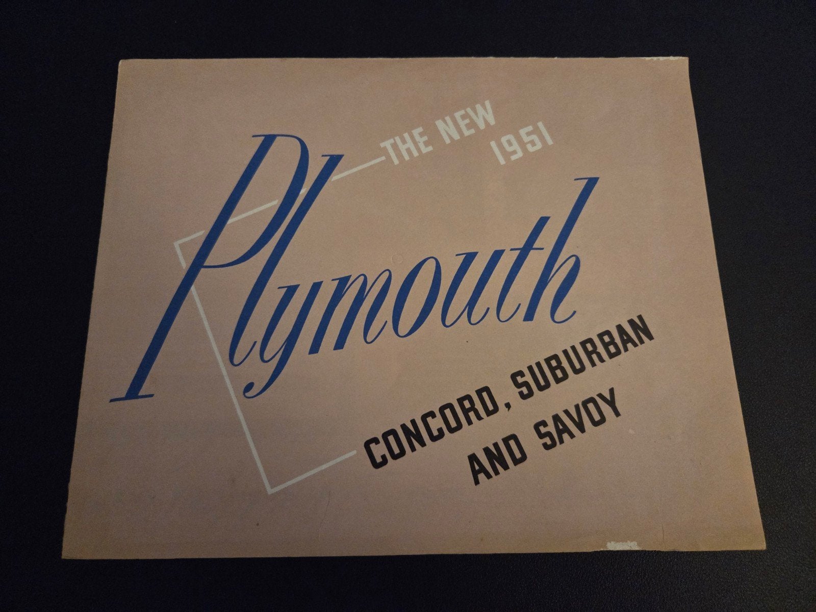 Brochure Plymouth 1951, Ophalen of Verzenden, Zo goed als nieuw, Overige merken