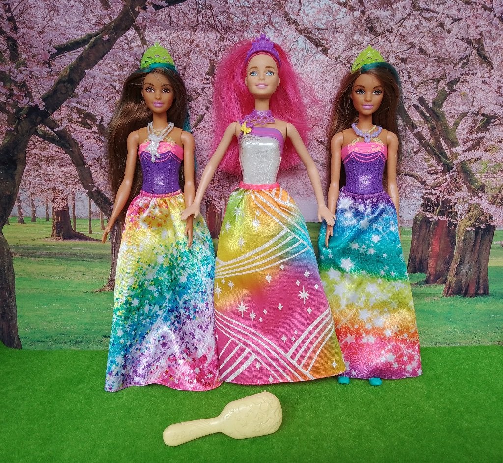 BA27 Barbie Dreamtopia Prinsessen met 3 barbies, Verzamelen, Ophalen of Verzenden, Gebruikt, Pop