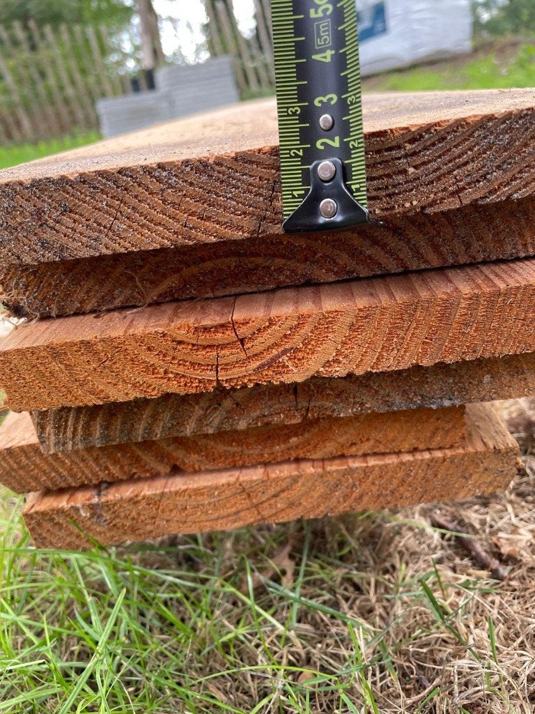 Douglas fijnbezaagd 4000x200x20mm boeideel/ potdekselwerk, Doe-het-zelf en Verbouw, Ophalen, Minder dan 25 mm, Nieuw, Plank