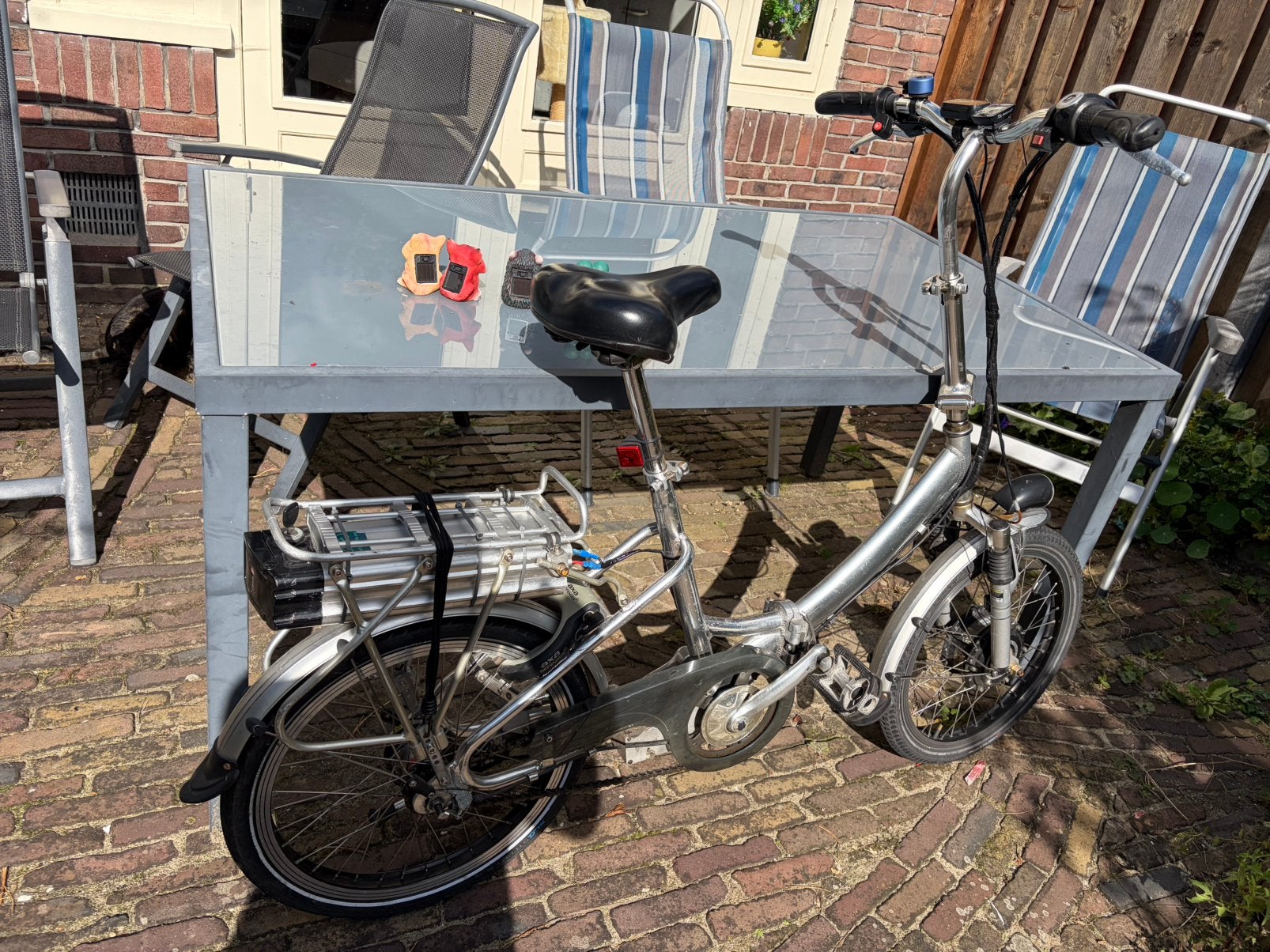 Elektrische vouwfiets, Ophalen, Gebruikt