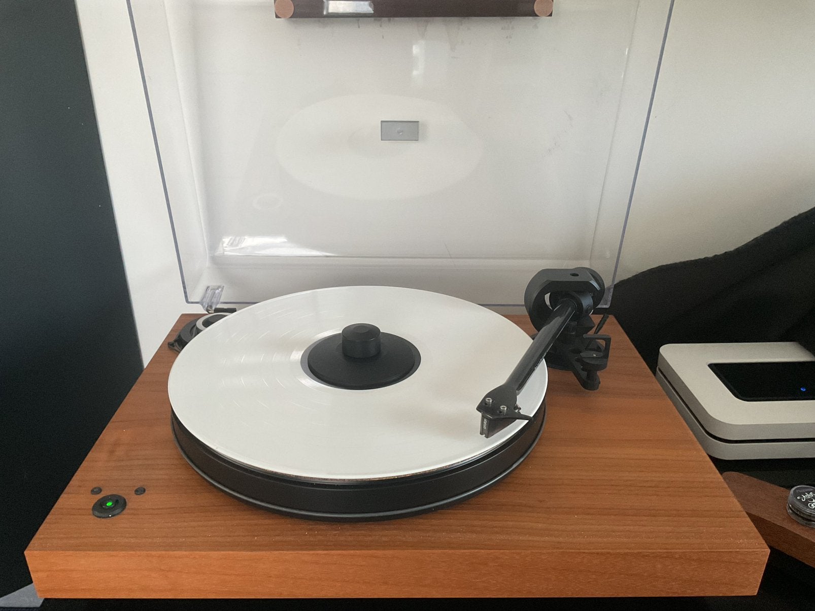 Pro ject 2 Xperience SB Xtention 9 evolution Walnut+ 2M Blue, Audio, Tv en Foto, Platenspelers, Ophalen, Zo goed als nieuw, Overige merken