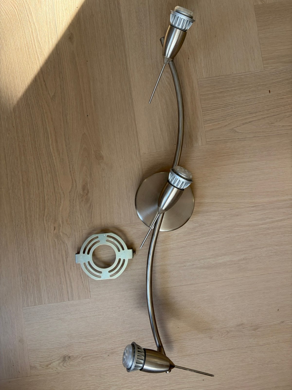 IKEA plafond lamp, Zilver, Ophalen of Verzenden, Zo goed als nieuw, Plafondlamp