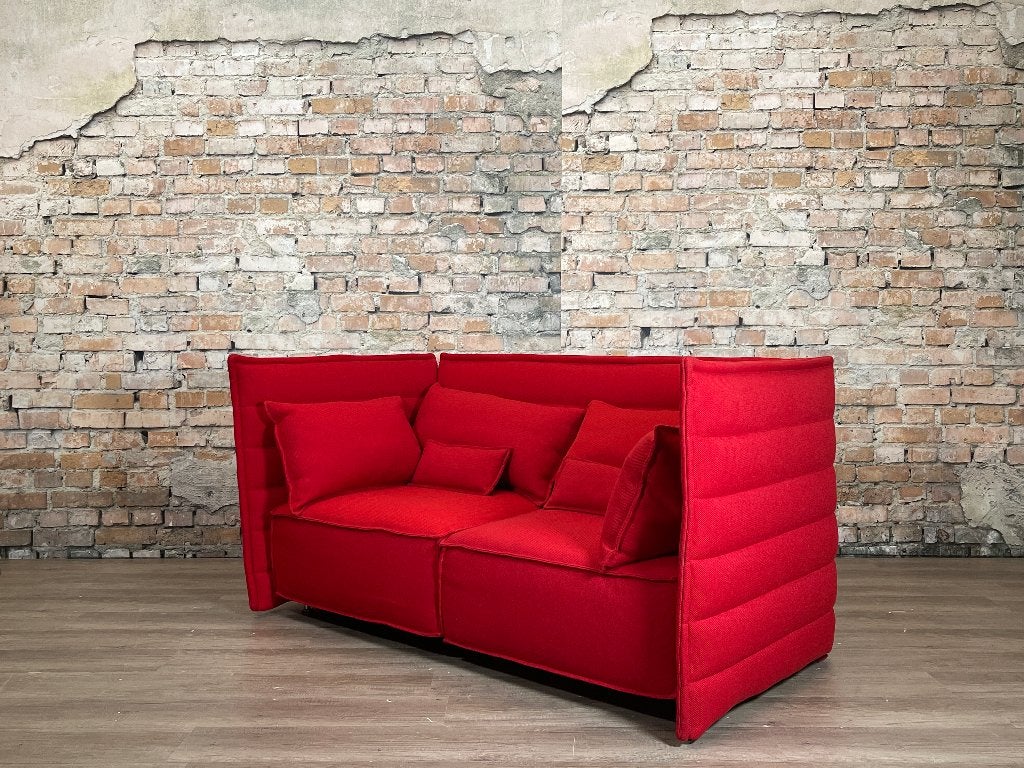 Vitra Alcove Plume Contract - Rood | R & E Bouroullec, Huis en Inrichting, Ophalen, Design, 150 tot 200 cm, Tweepersoons
