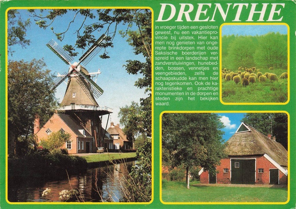 Drenthe, Ophalen of Verzenden, 1980 tot heden, Gelopen, Drenthe