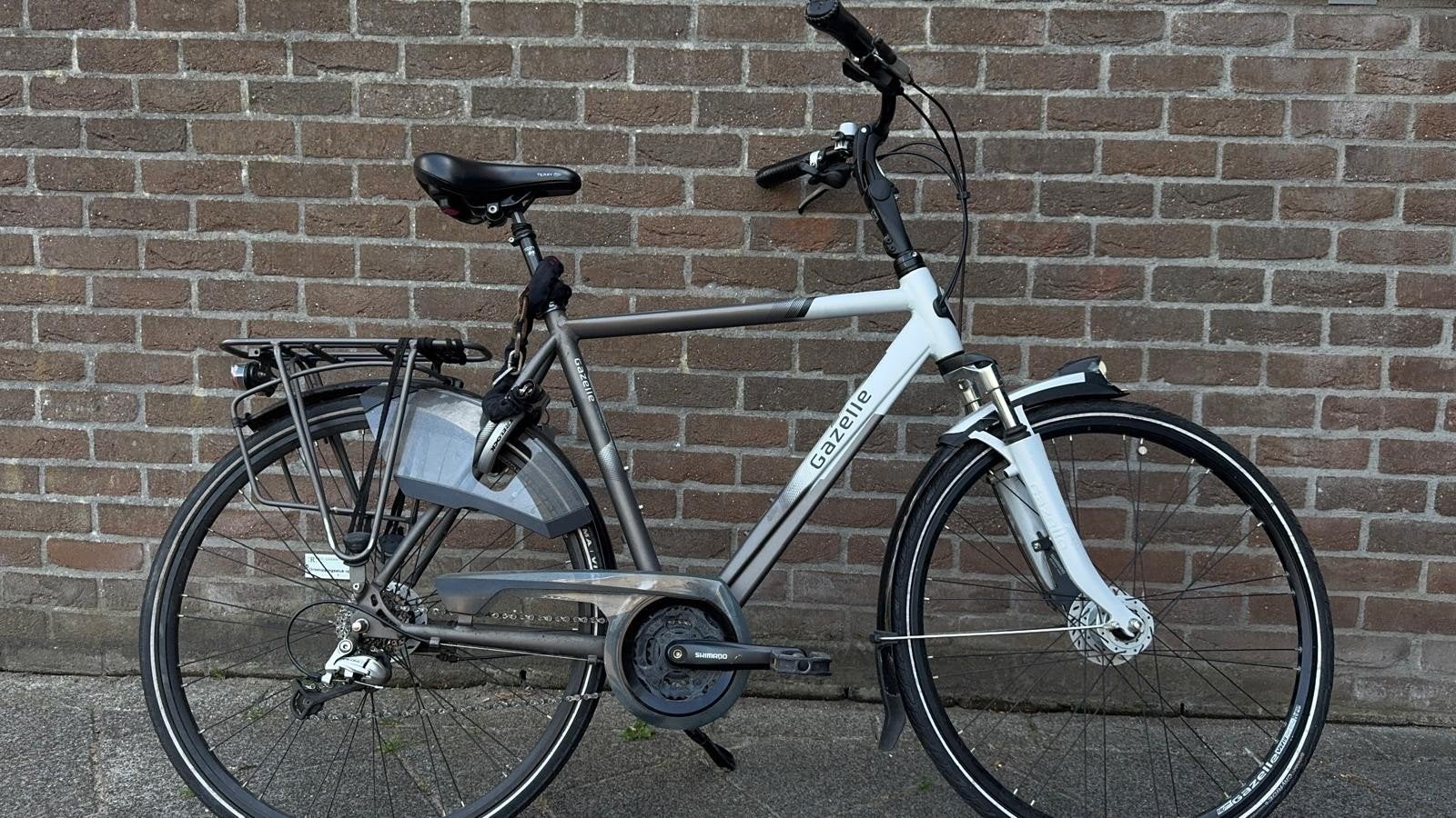 🚲 Gazelle Fiets, Fietsen en Brommers, Fietsen | Heren | Herenfietsen, Ophalen, Gebruikt, Versnellingen, Schijfrem