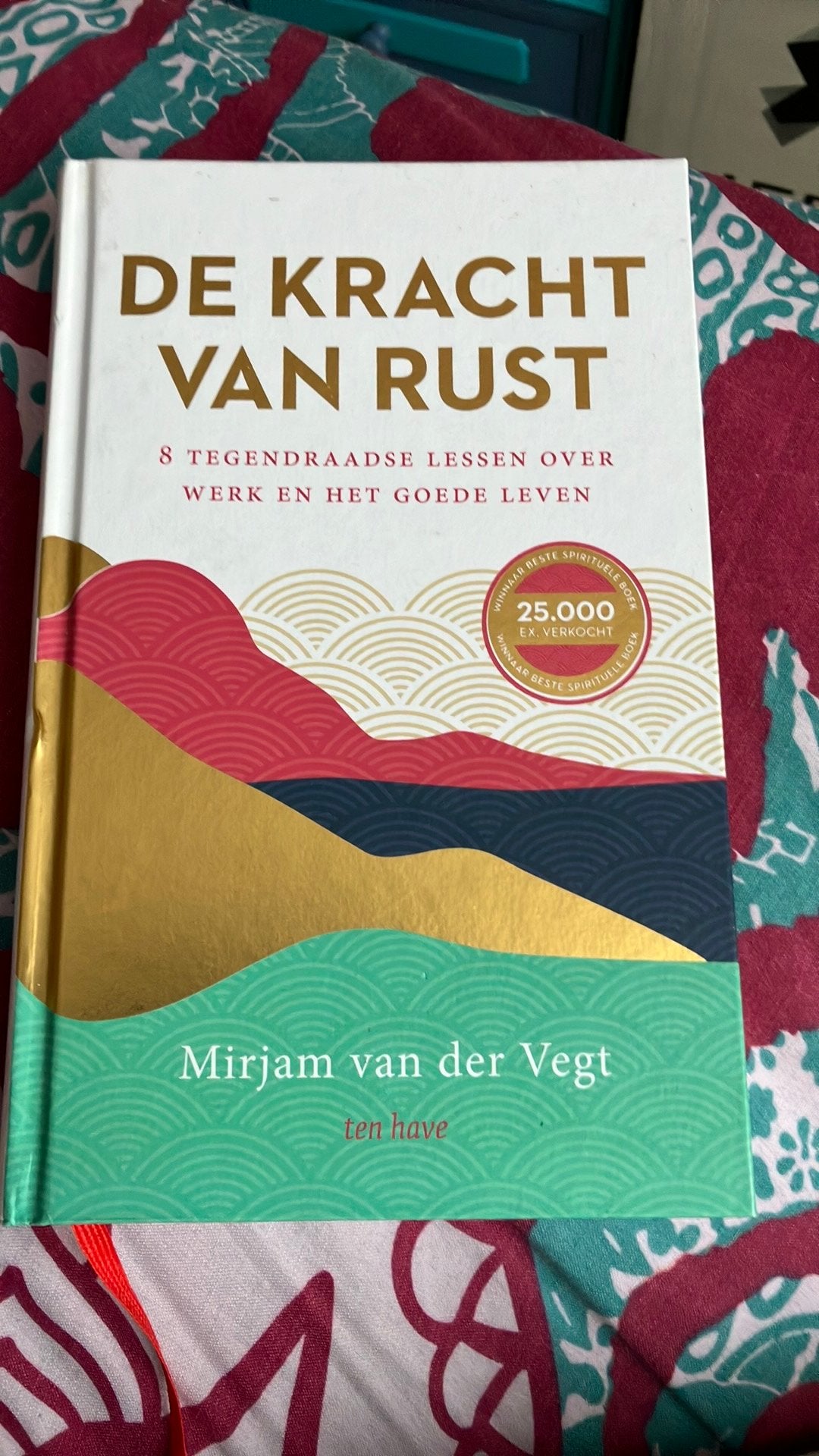 Mirjam van der Vegt - De kracht van rust, Achtergrond en Informatie, Ophalen of Verzenden, Zo goed als nieuw, Overige onderwerpen