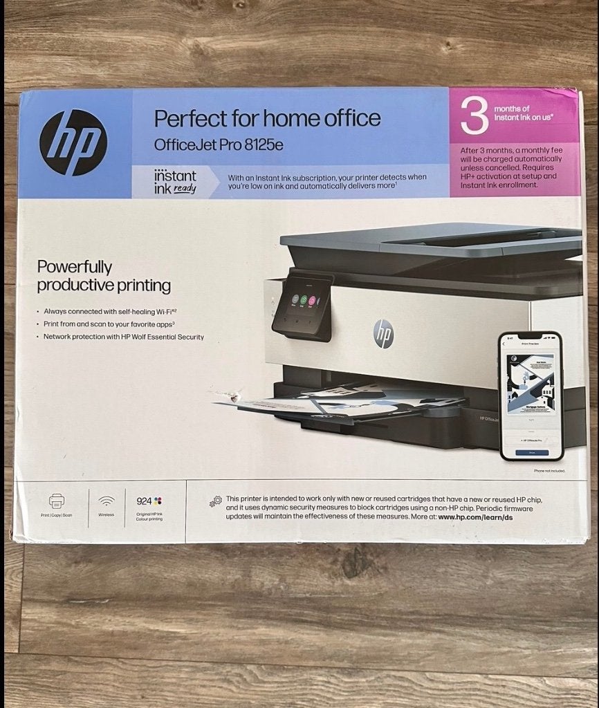 HP Printer OfficeJet Pro 8125e, Printer, Inkjetprinter, Ophalen of Verzenden, HP Officejet