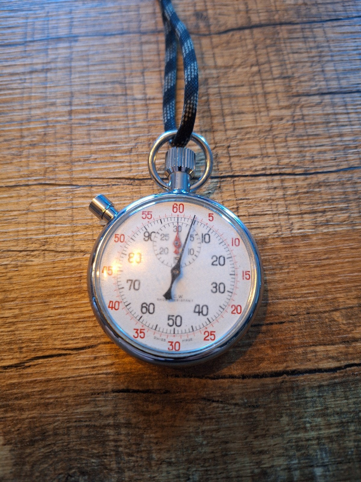 stopwatch., Ophalen of Verzenden, Staal, Overige merken, Onbekend