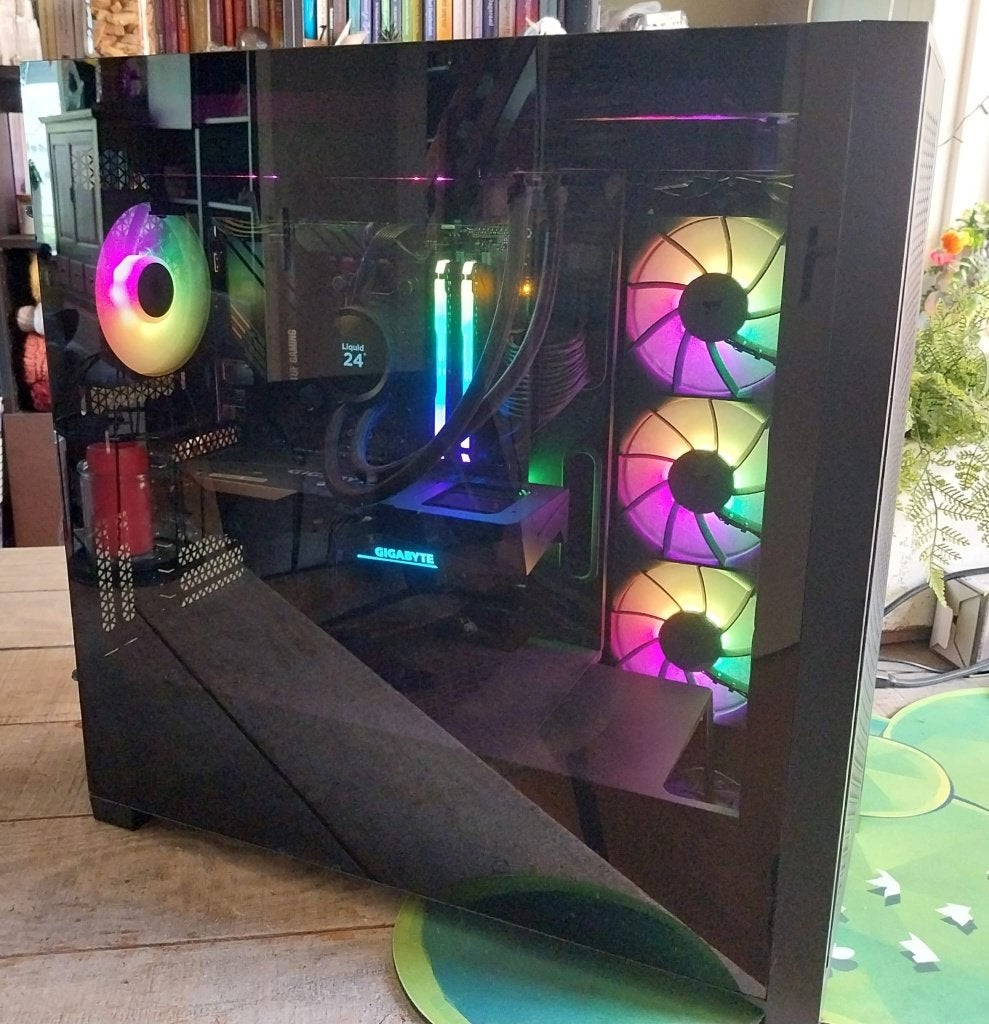 Gaming PC -- AMD Ryzen 7 -- Nvidia Geforce RTX 3060 12g, Ophalen, Zelf gebouwde pc, Virtual Reality, Zo goed als nieuw