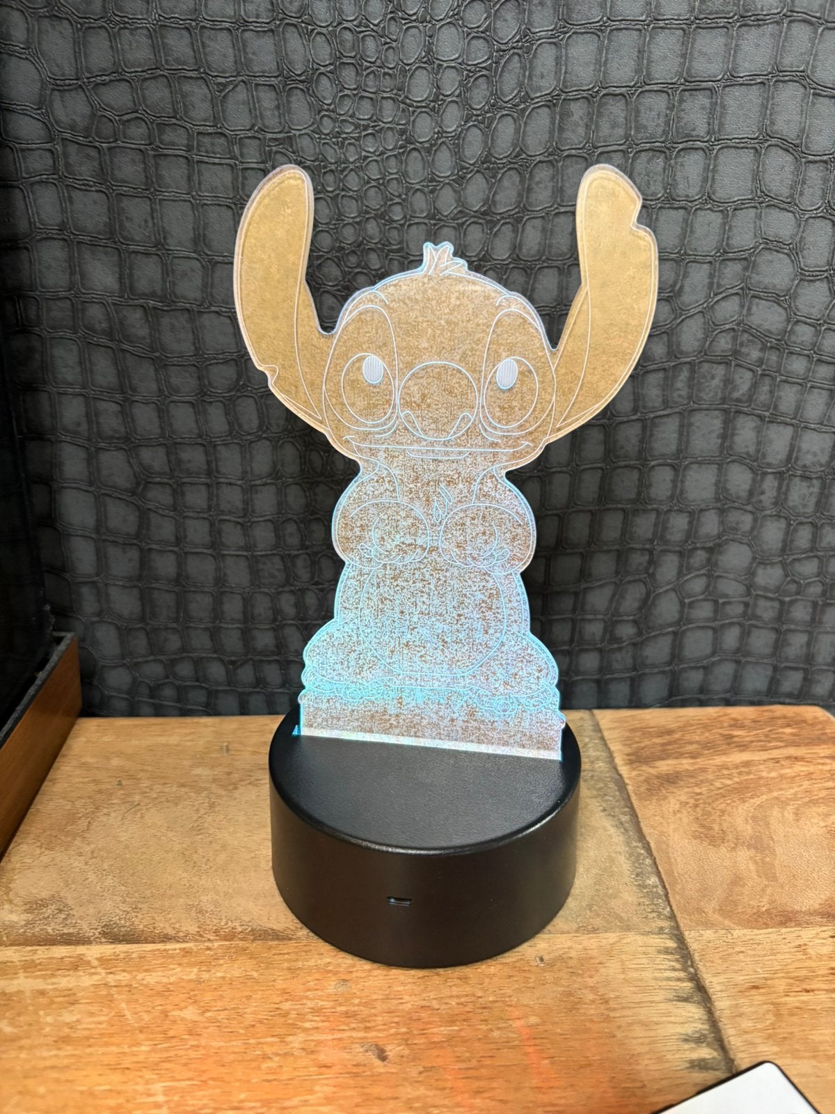 Led lampje stitch, Kinderen en Baby's, Ophalen of Verzenden, Zo goed als nieuw, Lamp