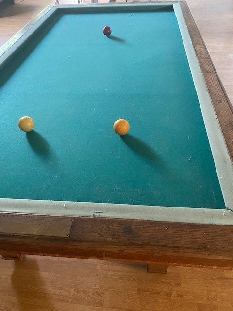 WEDSTRIJD BILJARD GRATIS !!!, Sport en Fitness, Biljarten en Poolen, Ophalen, Gebruikt, Biljarttafel