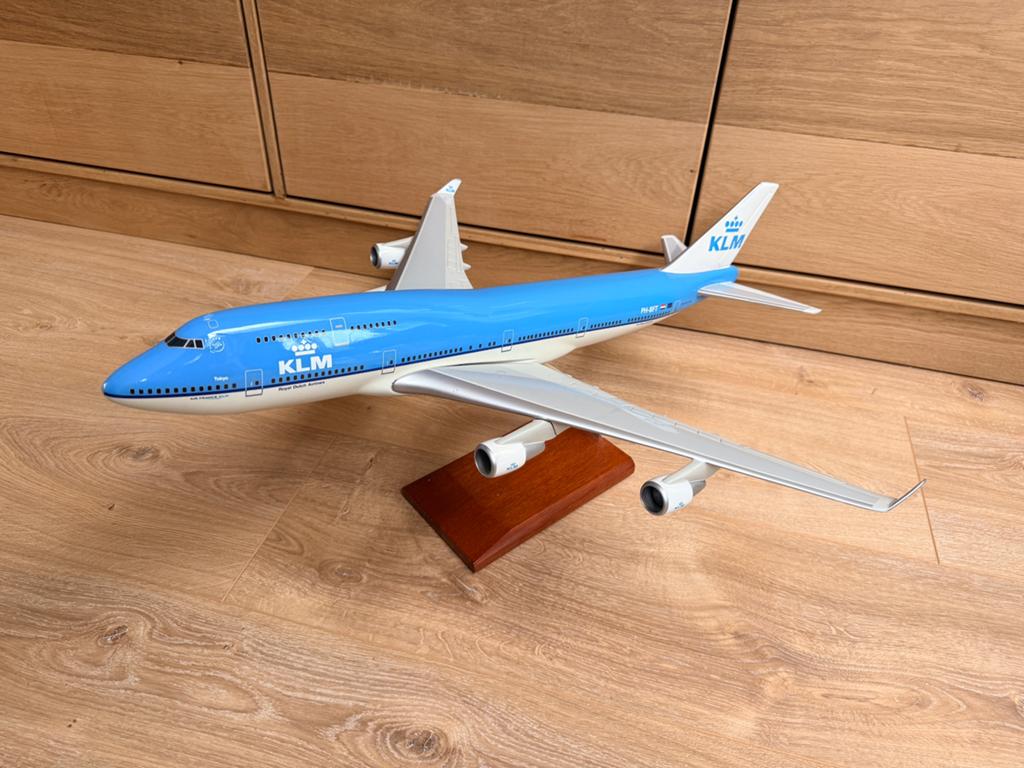 Schaalmodel KLM Boeing 747, Verzamelen, Luchtvaart en Vliegtuigspotten, Ophalen, Gebruikt, Schaalmodel