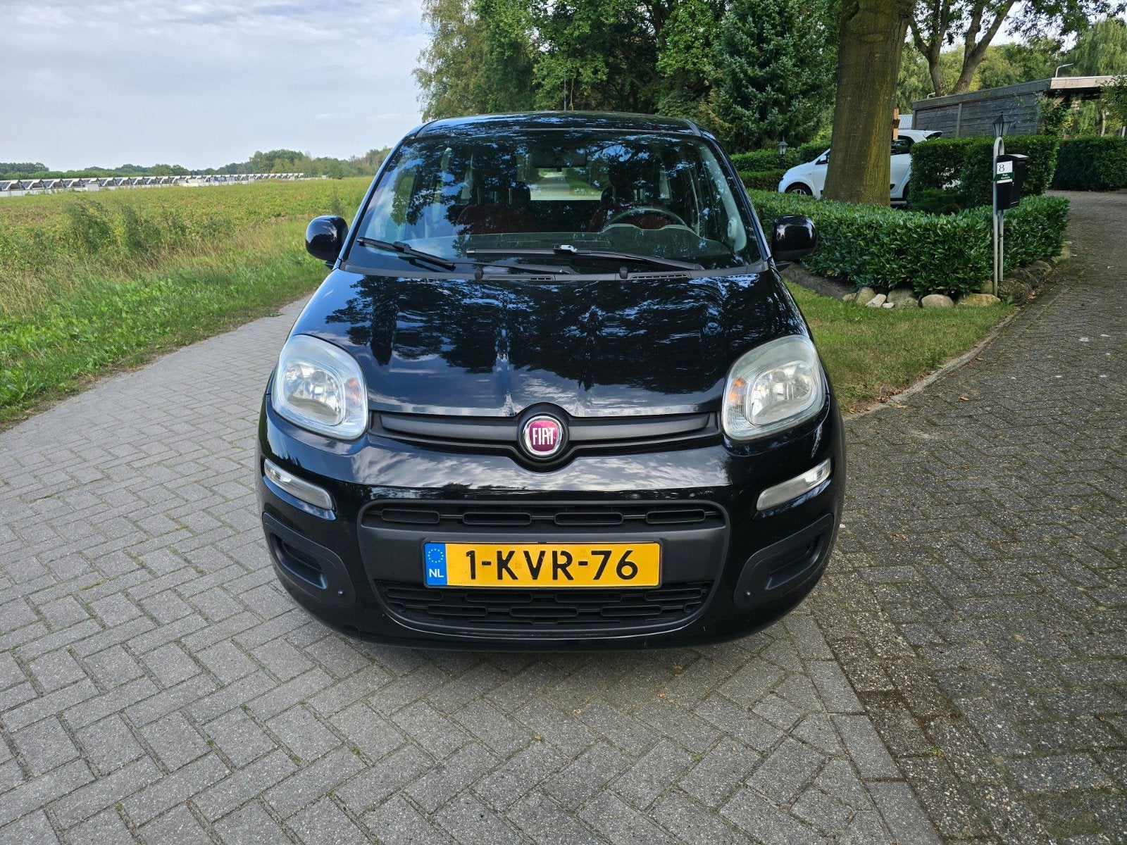 Fiat Panda 0.9 Twinair 48KW 2013 Zwart, Auto's, 31 €/maand, Panda, Zwart, Origineel Nederlands