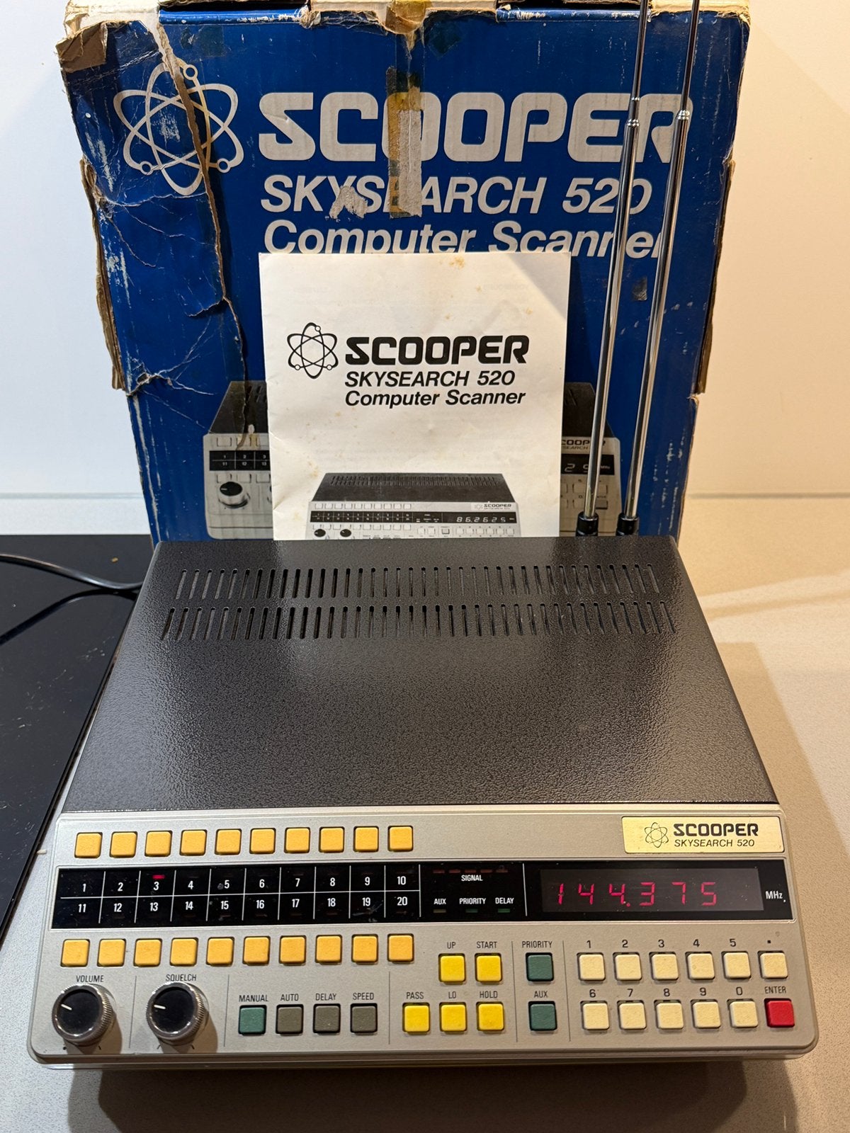 Scooper skysearch 520 computer scanner, Ophalen, Zo goed als nieuw