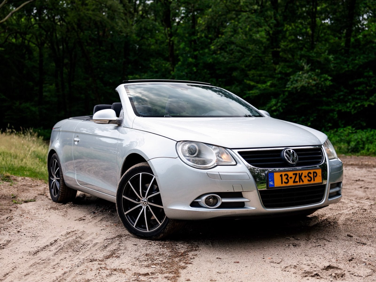 Volkswagen Eos 2.0 16V FSI 110KW 2008 Grijs, Auto's, Volkswagen, Voorwielaandrijving, Stof, 4 cilinders, 4 stoelen