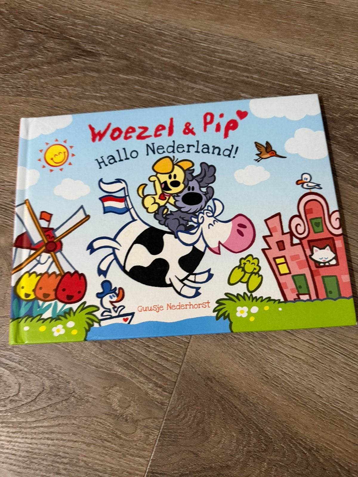 Woezel en Pip boek Hallo Nederland!, Ophalen of Verzenden, Zo goed als nieuw